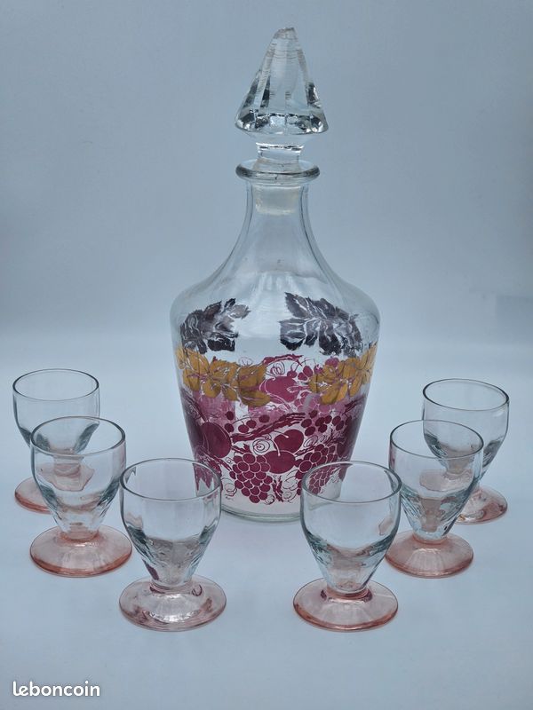 Vase Bouteille EMANUELA En Verre, Motif Losange, Vert Olive-transparent