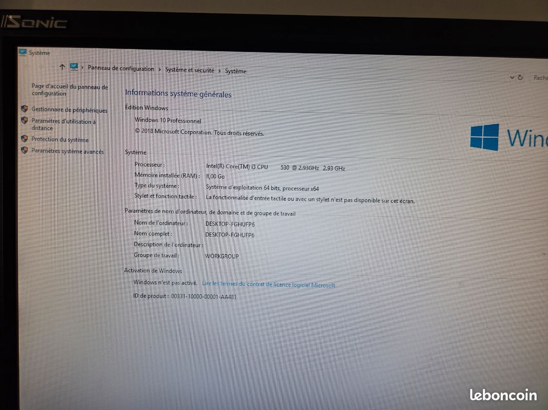 Ordinateur fixe (image 2)