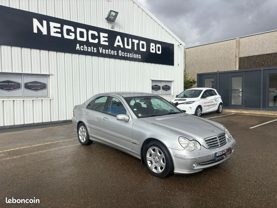 MERCEDES CLASSE C 220 Elégance 2.2 CDI 150 CV 01/2005 224500 KM BOITE DE VITESSE AUTOMATIQUE FEUX XÉNON SUIVI D'ENTR (image 1)