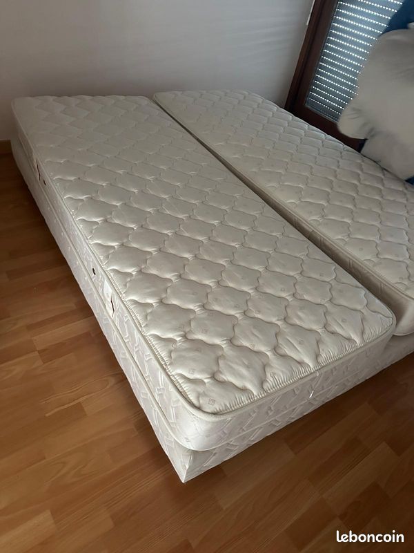 Sommier grandes dimensions +matelas (image 3)