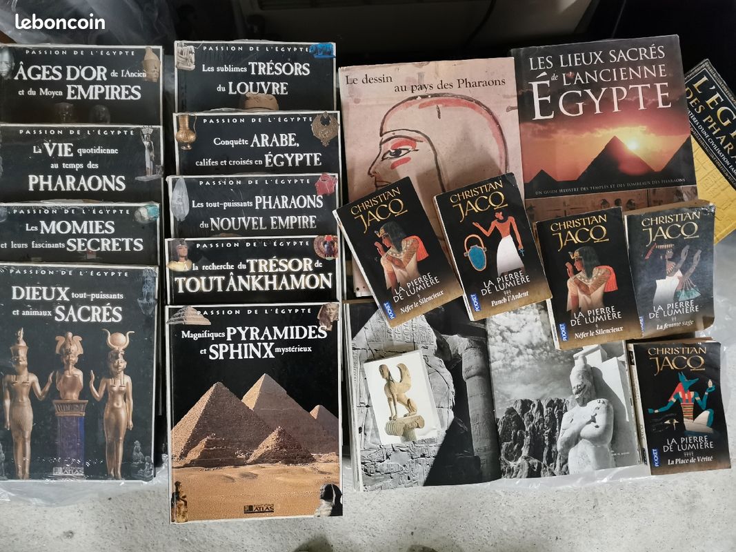 Gros lot de livres sur l'Egypte pour passionnés (image 1)
