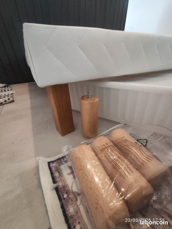 Sommier à Lattes Hêtre C20 70x190 Cm – 20 Lattes Multiplis, Soutien Ferme, Excellent Rapport Qualité/Prix