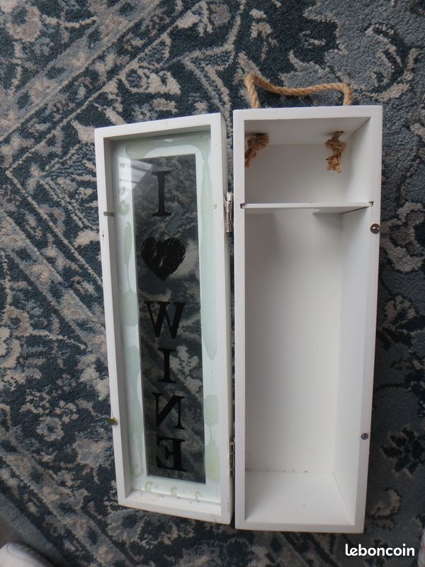 Boite en bois pour bouteille vin (image 2)
