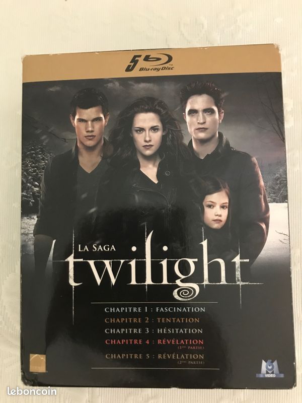 Coffret complet intégrale TWILIGHT/5 DVD /LA SAGA bon état DVD Films