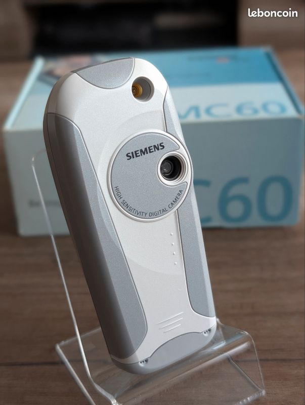 ANCIEN TÉLÉPHONE SIEMENS - Couleur Crème - Vintage Phone EUR 15,00 - FR