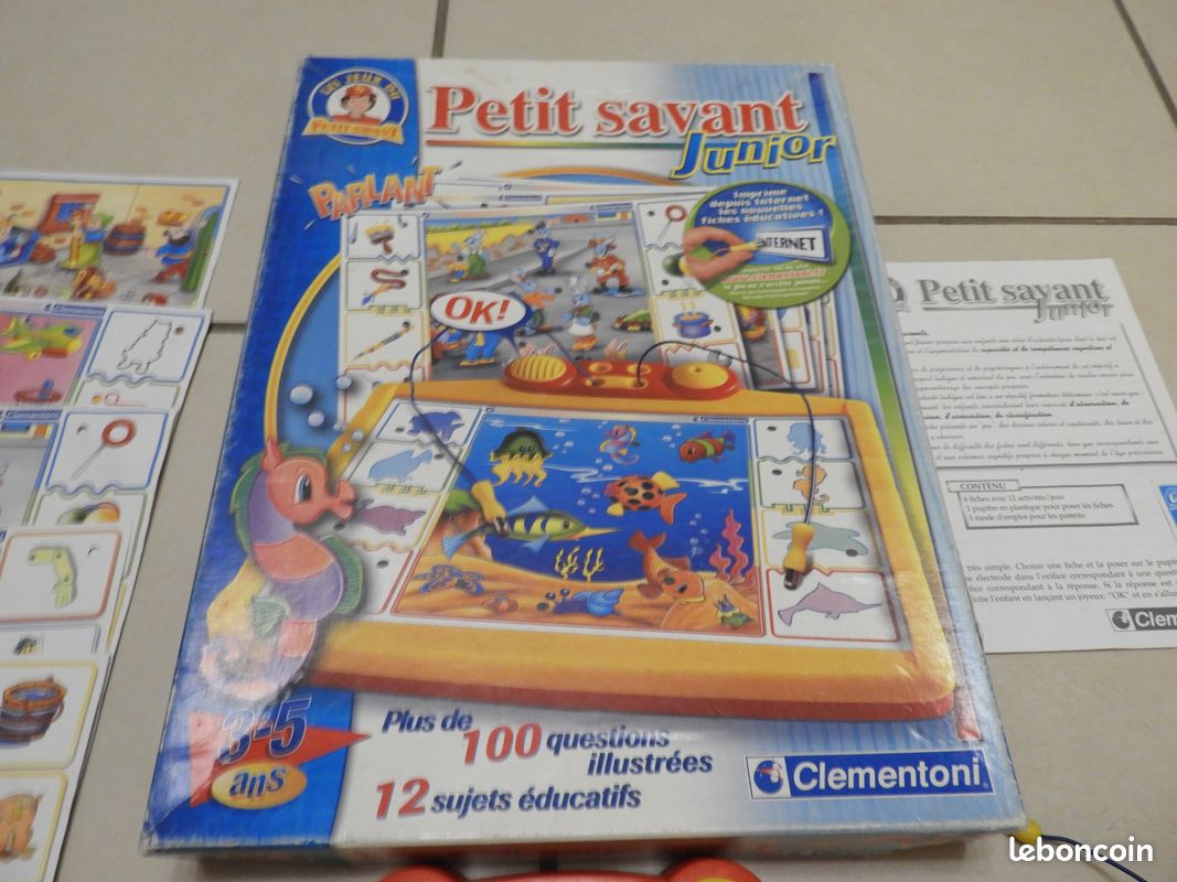 JEU EDUCATIF LES MAMANS ET LEURS PETITS CLEMENTONI PETIT SAVANT NEUF