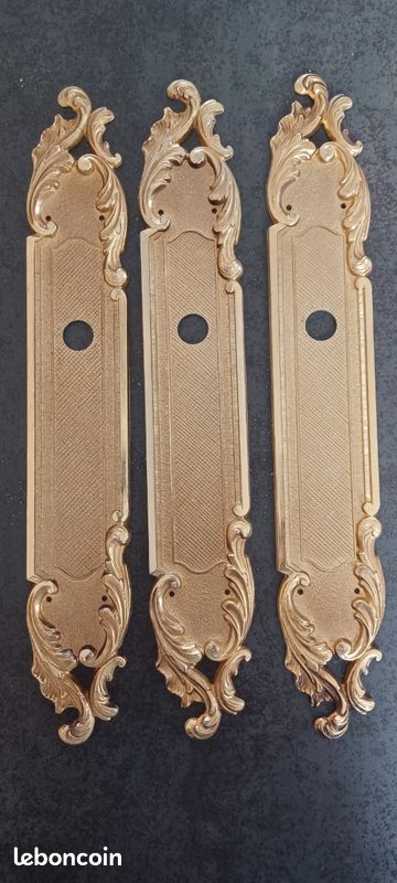 ANCIENNES PLAQUES DE PROPRETÉ POUR PORTE LAITON OU BRONZE 53