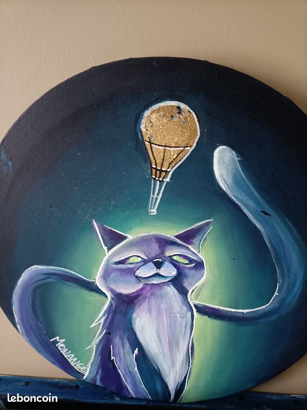 Artiste locale tableaux peinture sur toile moderne (image 4)