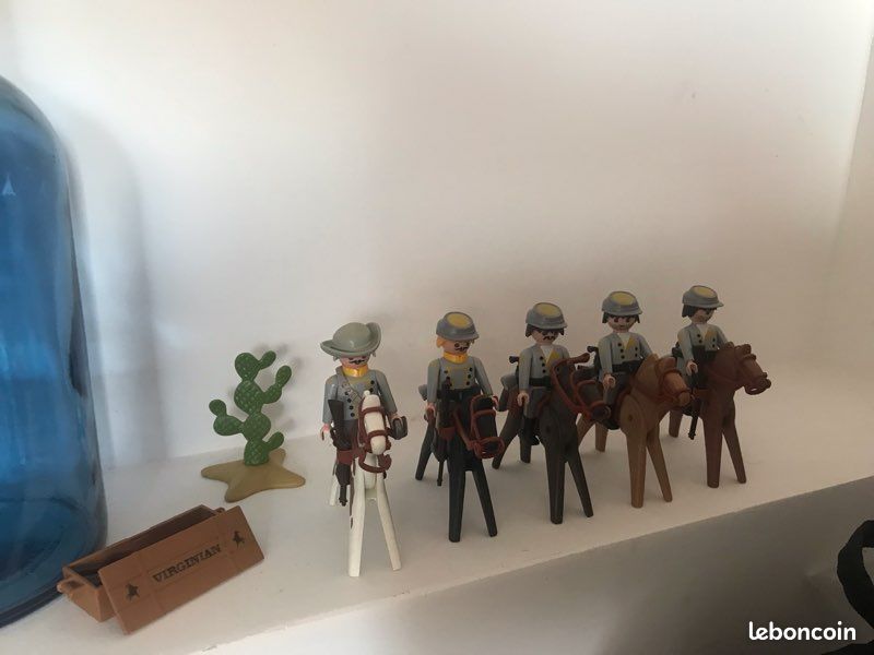 5 x SÜDSTAATLER KAVALLERIE SOLDAT BUTTERNUT | Deutschland 5 x SÜDSTAATLER KAVALLERIE SOLDAT BUTTERNUT | Deutschland