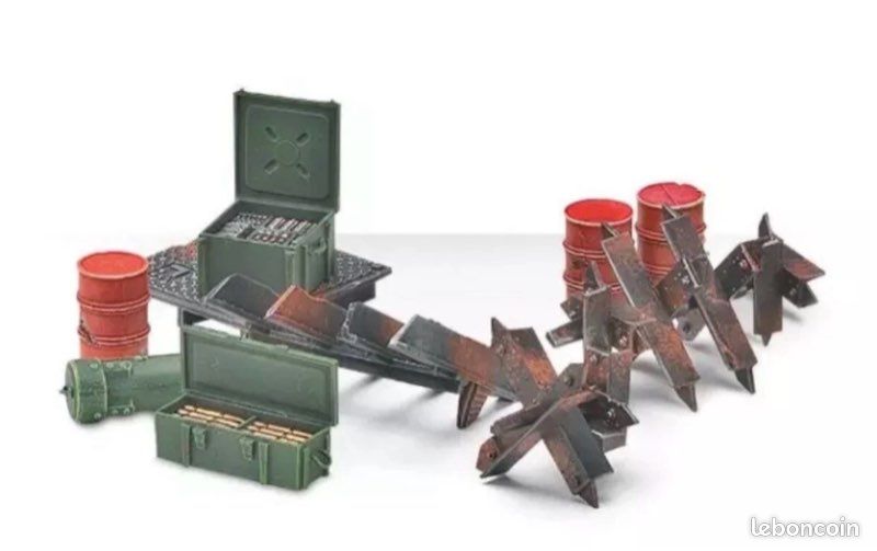 Battlefield Accessories Terrain Objective Barrel Crate Necromunda Warhammer 40k (image 1)