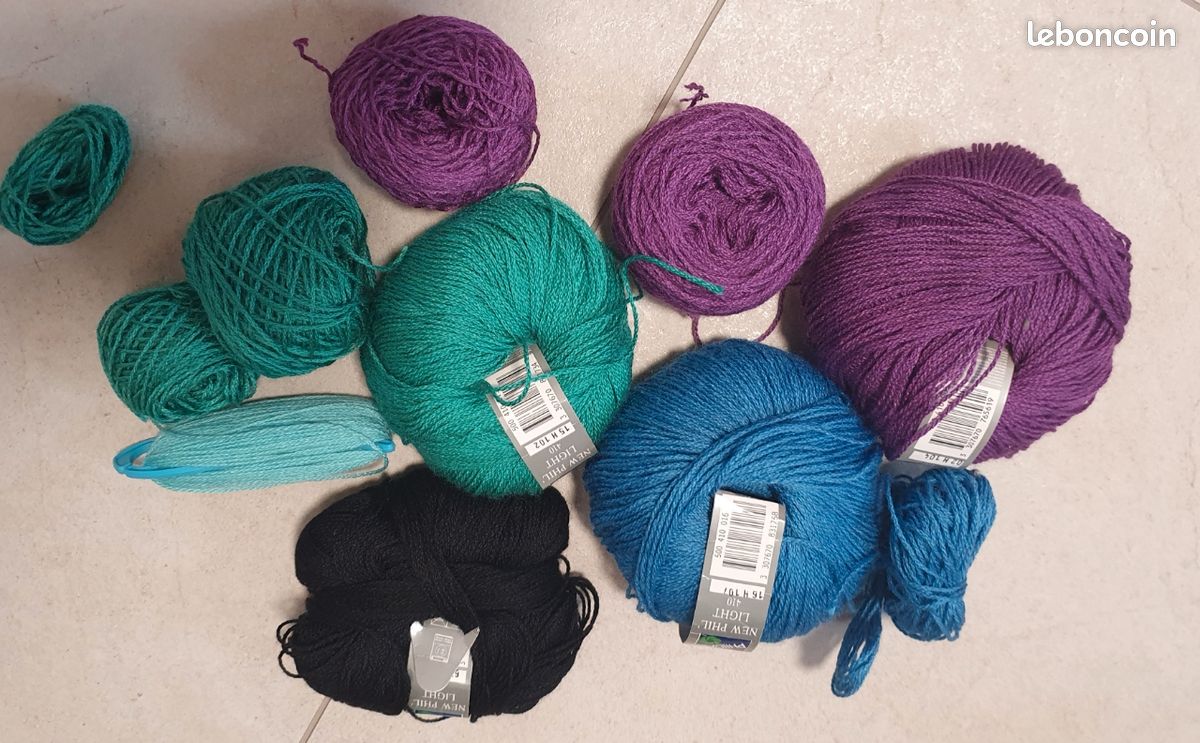 Lot de pelotes de laine (image 1)
