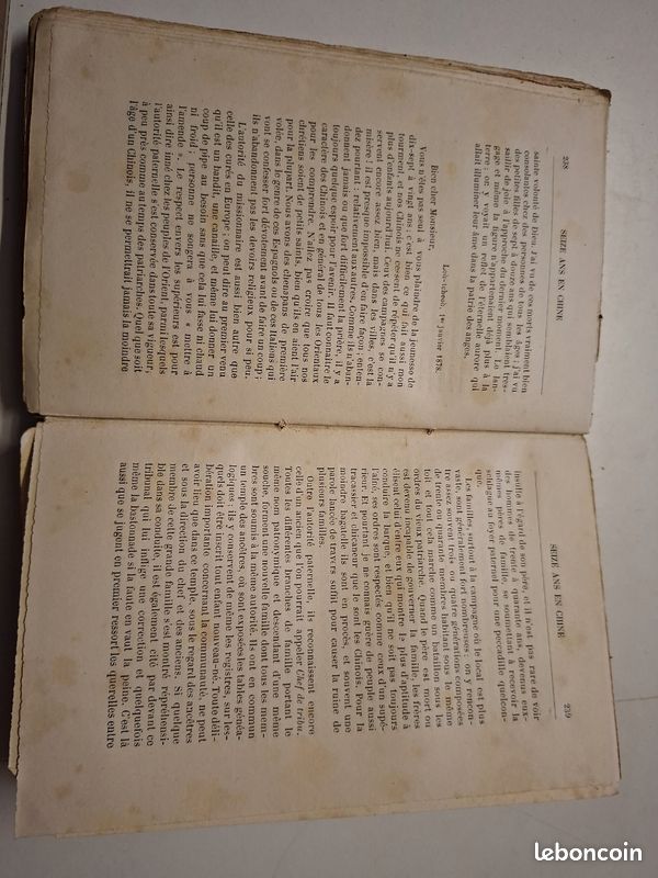 157: Mission catholique en Chine – 16 ans de lettres du P. Clerc, Su-Tchuen, 1887 (image 3)