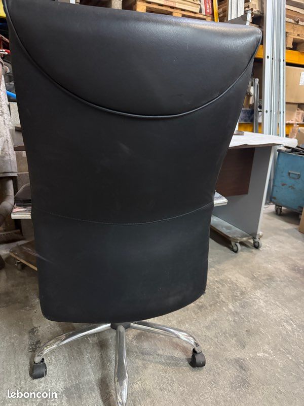 Grand bureau pro école plus chaise cuir offerte (image 4)
