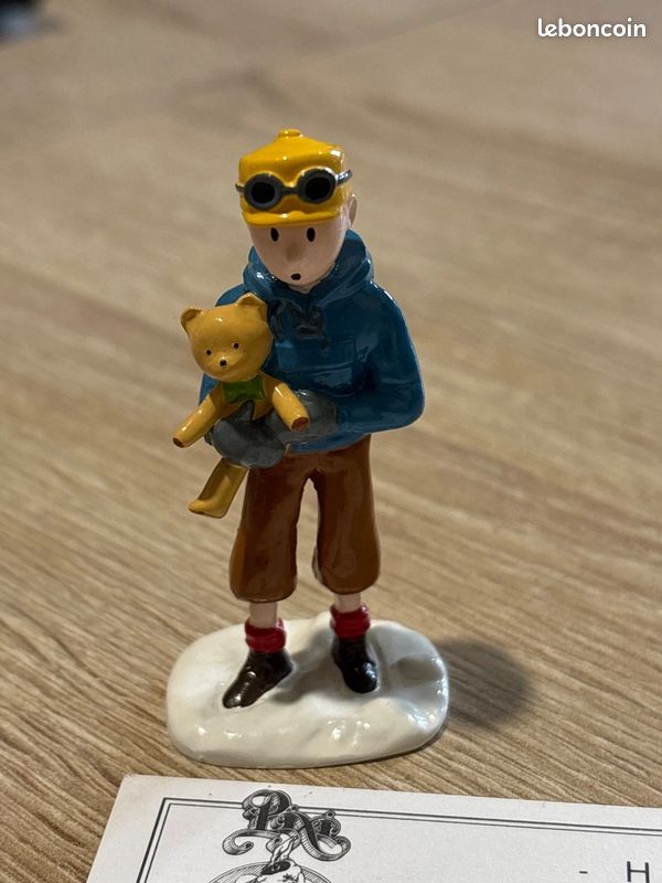 Tintin - 1 Figure - Moulinsart - Pixi 4550 - Tintin et L'Ours en Peluche - 1994