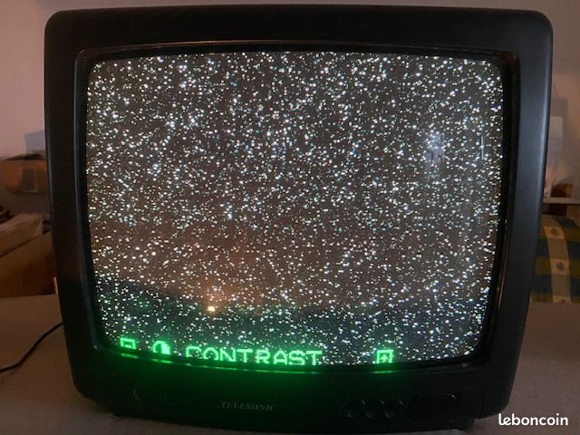 📺 Téléviseur couleur cathodique TELESONIC avec télécommande 👀 DISPONIBLE de suite (image 6)