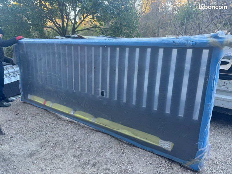 Portail coulissant aluminium - Bricolage