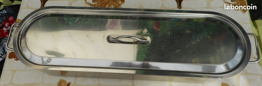 Poissonnière En Inox Avec Grille - 62 Cm - Occasion
