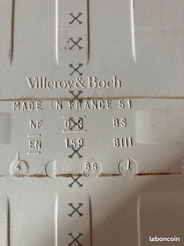 Carrelage Faïence Villeroy et Boch 6 carreaux (image 2)