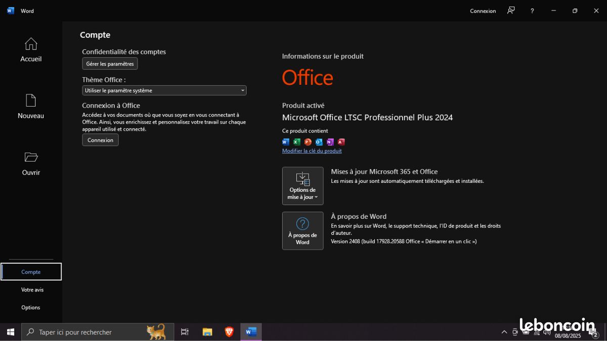 Pc portable Lenovo pack office 2024 (image 4)