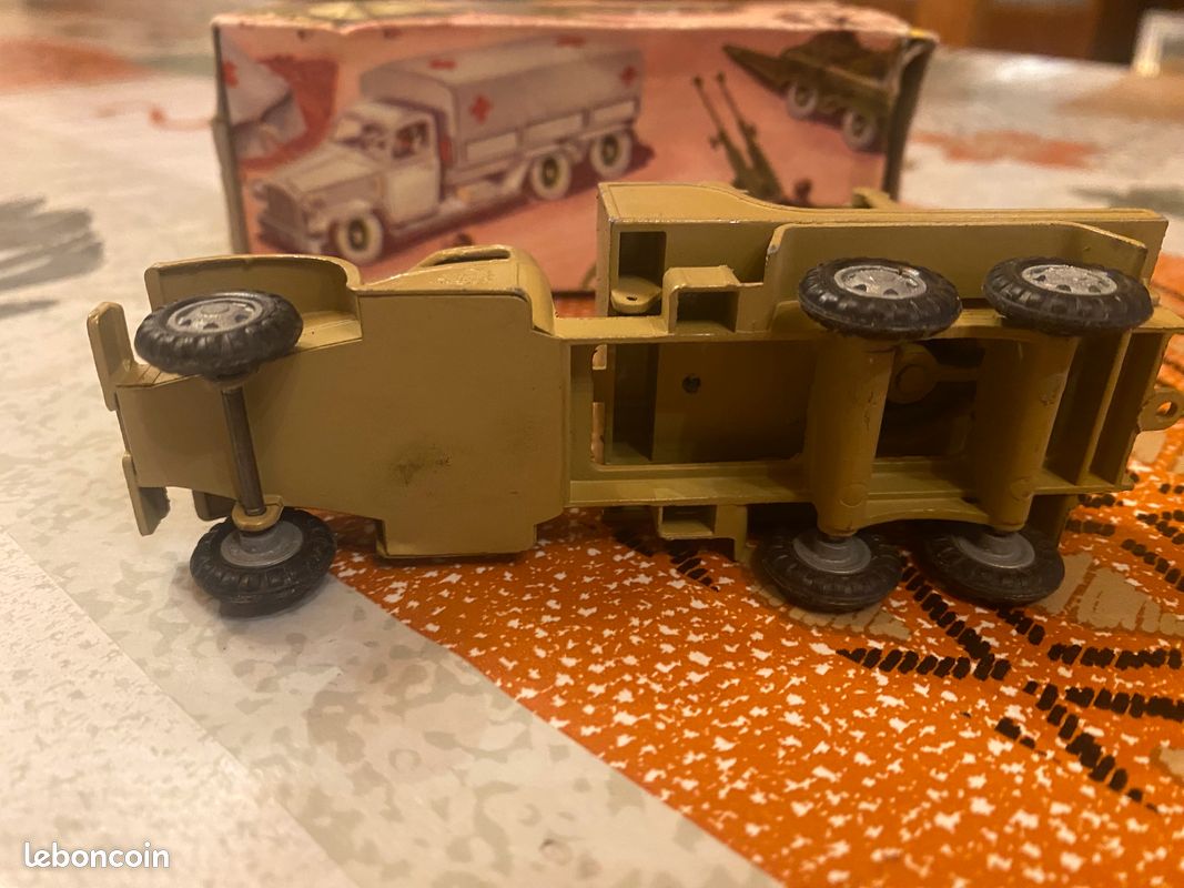 TRÈS ANCIEN DODGE 6x6 militaire France Jouet FJ radar made in France