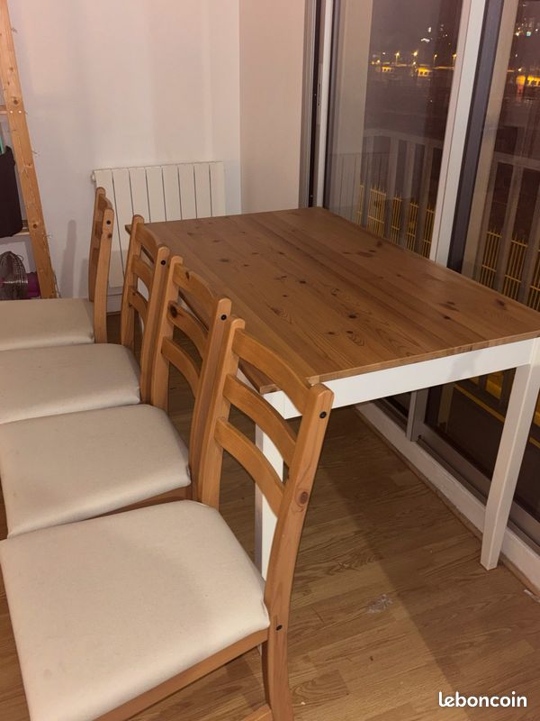 IKEA Table + 4 chaises Pinntorp Bon Etat (image 6)
