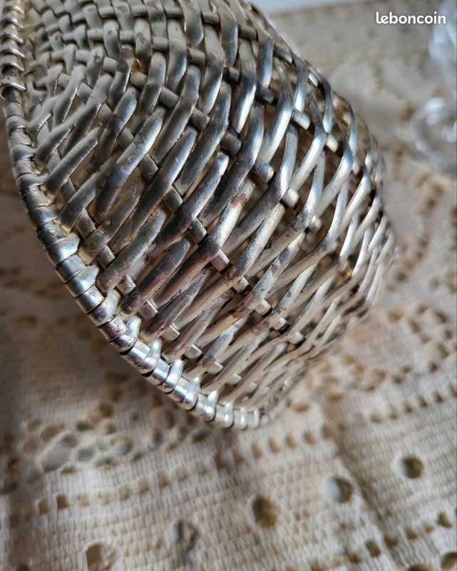 TRESSER UNE CORBEILLE De Fruits Fer Panier Rangement Alimentaire EUR 14