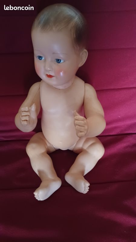 RARE ET BEAU baigneur PAT de SNF en NOVOID , 55 CM bon état EUR 65,00 - FR