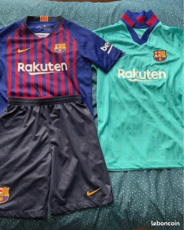 2 maillots Barca 2018/2019 + short (image 1)