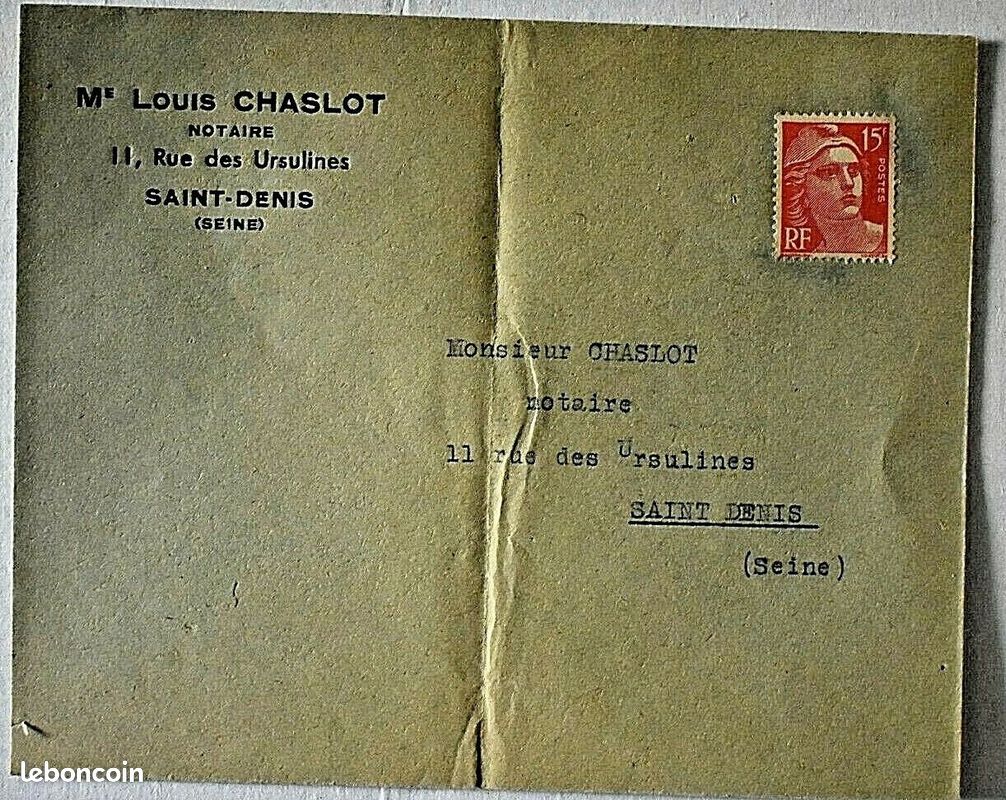 15 francs sur pli - Marianne de Gandon - Non Oblitéré (image 1)