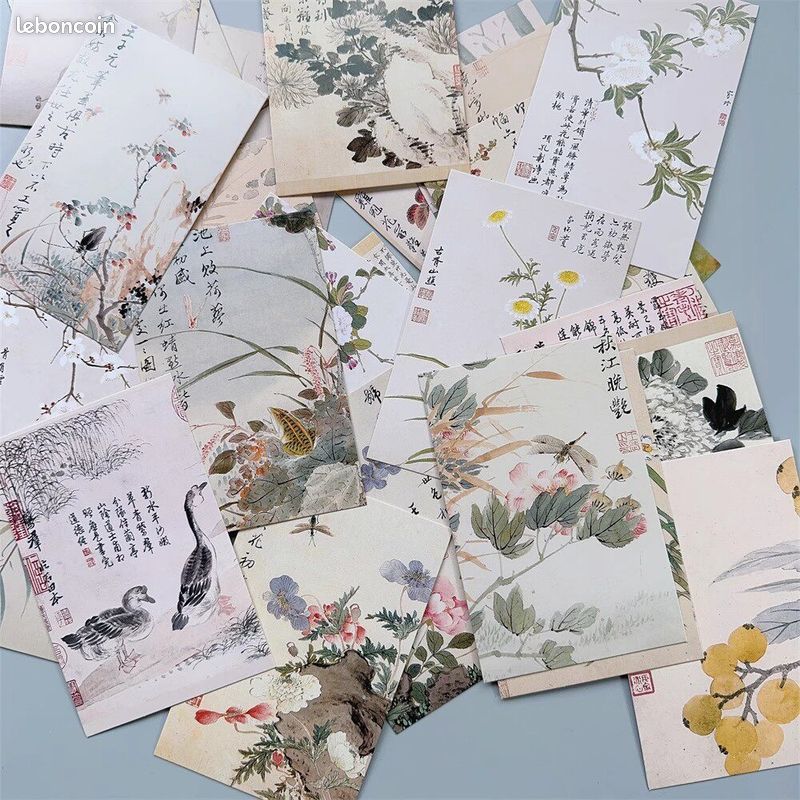 Lot 30 cartes postales, style peinture chinoise (image 2)
