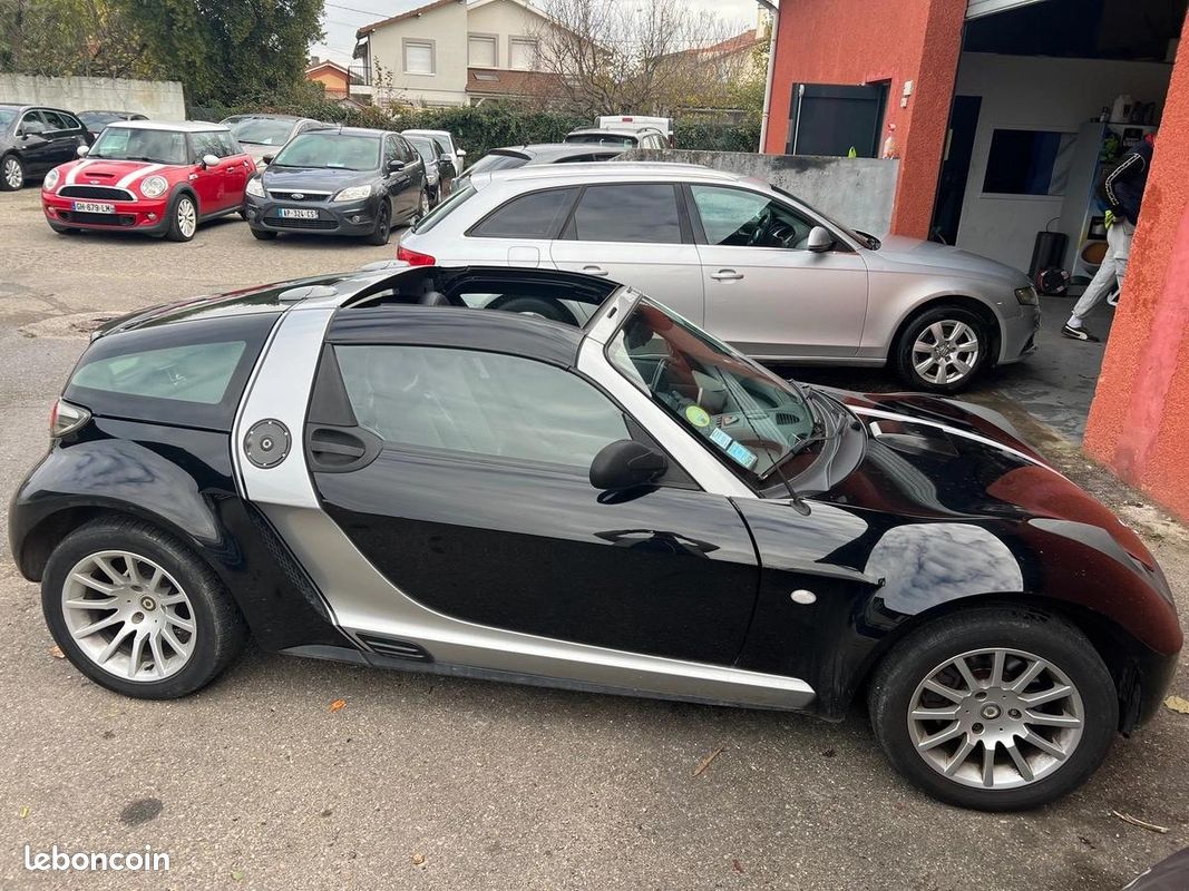 Smart Roadster 0.7 i 82 ch Cabriolet 69500km suivi régulier + mécanisme capote neuf (image 7)