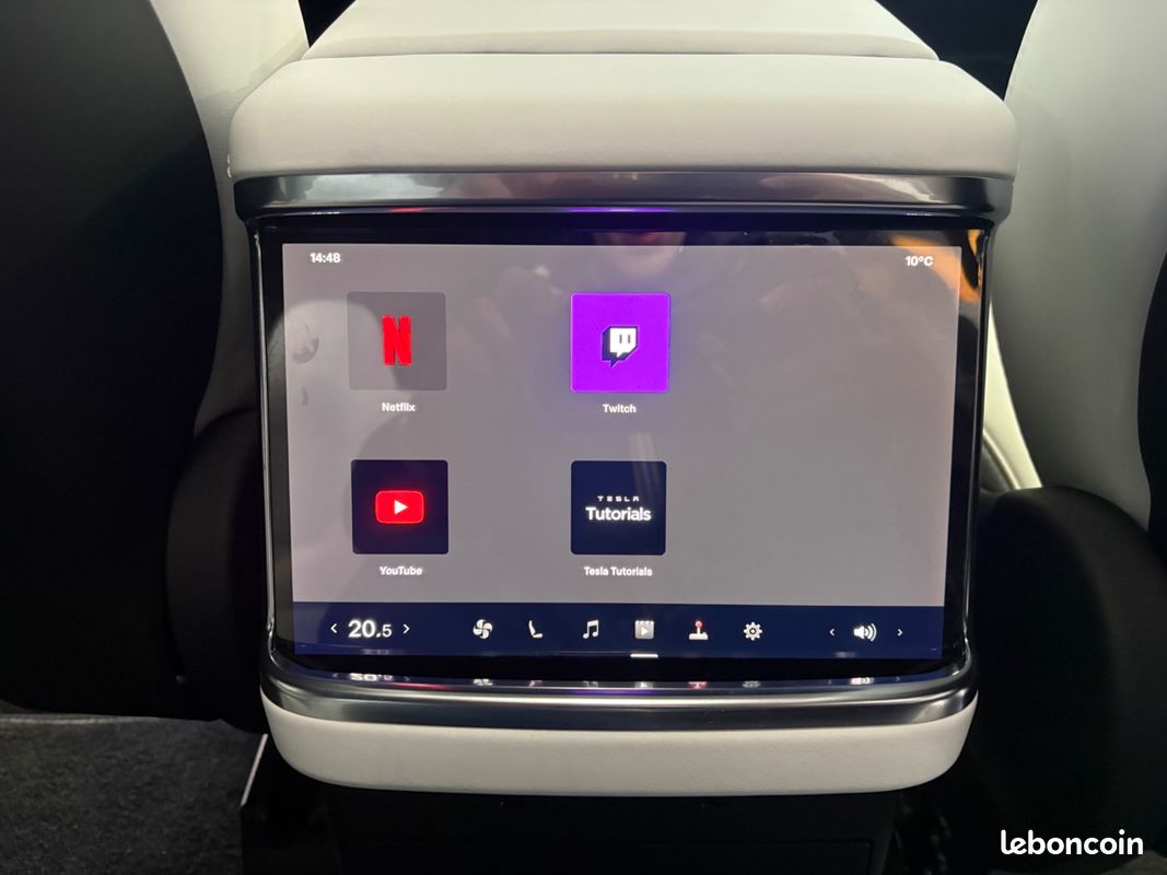 TESLA MODEL-X 100D ELECTRIC 685ch 296PPM 100KWH PALLADIUM 4WD DUAL-MOTOR BVA / VOLANT YOKE - FSD NIVEAU 4 (image 14)