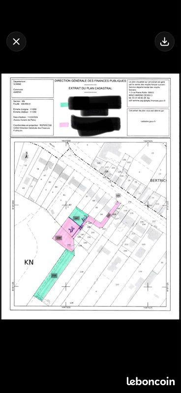 Ensemble foncier viabilisé – amiens – environ 3 000 m² – 2 parcelles constructibles · 180 000 €
