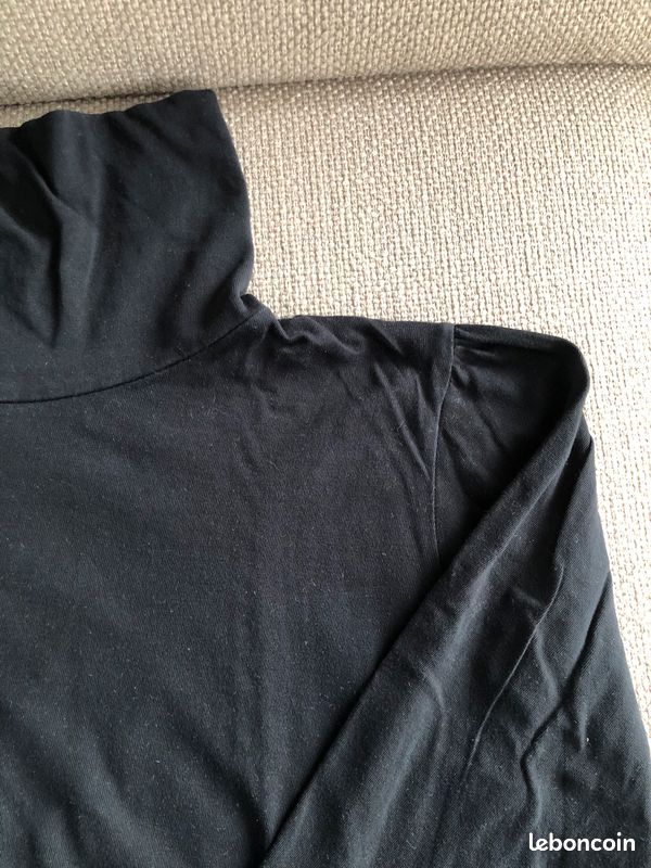 Col roulé noir taille 40 (image 2)