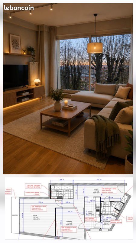 Appartement 2 pièces 66 m² · à Sainte-Foy-lès-Lyon · 66 m² · 279 000 €