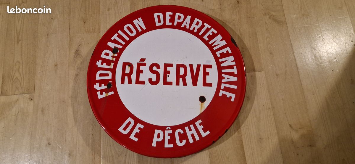 Ancienne étiquette De Permis De Pêche En Métal, Texas, Vintage 1964