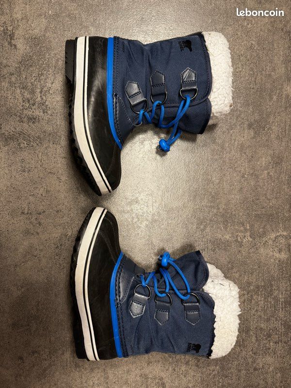 Bottes de neige enfant Sorel bleue (image 3)