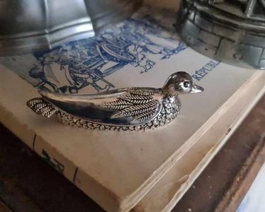 Lot De 18 Porte-Couteaux Anciens En Forme De Canards – Bois – Déco Cuisine Vintage