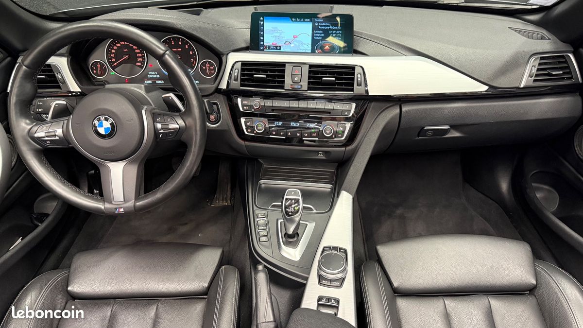 BMW SERIE 4 CABRIOLET 2.0 420 I 185 SPORT BVA - HARMAN / SIEGES CHAUFFANTs (image 5)