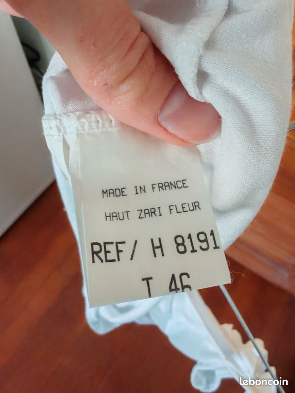 Débardeur blanc femme T44/46 (image 5)