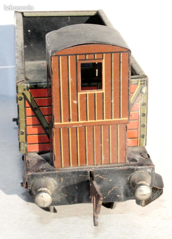 Wagon Tombereau JEP à Bogies – Tôle – 19 Cm – 1931/39 (Très Bon État)
