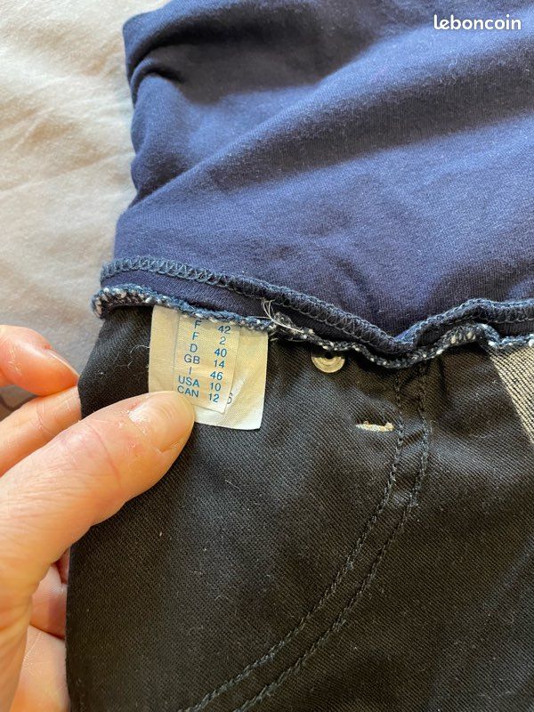 Jupe de grossesse en jean (image 4)