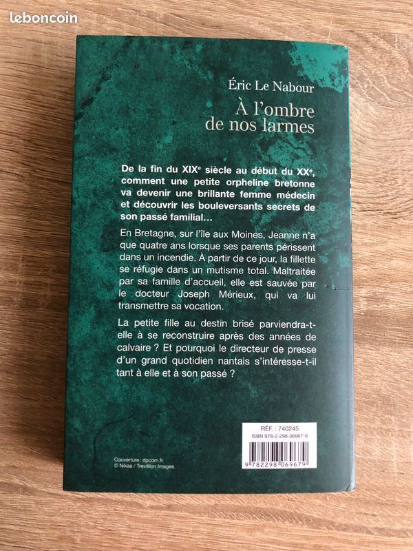 Livre A l'ombre de nos larmes d'Eric Le Nabour TBE (image 3)