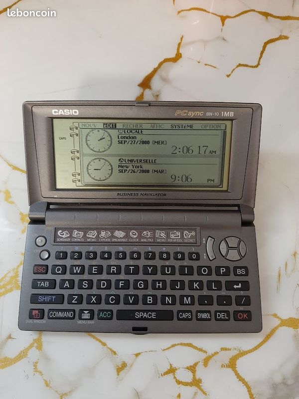Casio BN-10 ... The Business Navigator (BN) is a high-end PDA - Vintage , | eBay