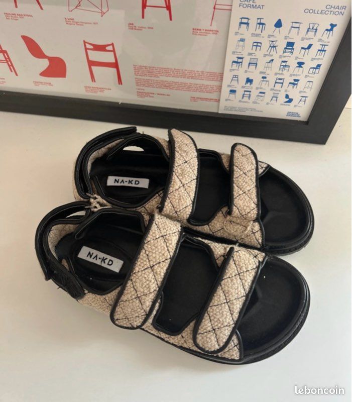 Sandales na kd beige noir (image 6)
