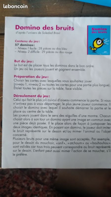 Jeu domino des bruits (image 3)