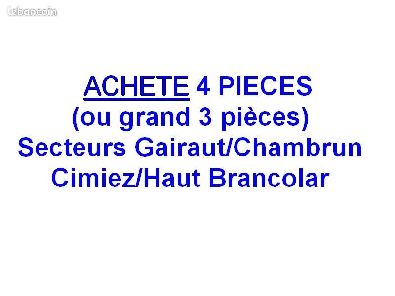 ACHETE 4 PIECES Gairaut/Chambrun/Cimiez/Brancolar (image 1)