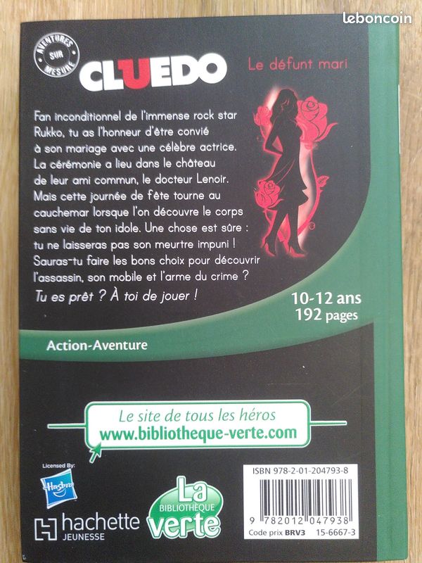 Le defunt mari, Aventure sur mesure de la bibliothèque verte (image 2)