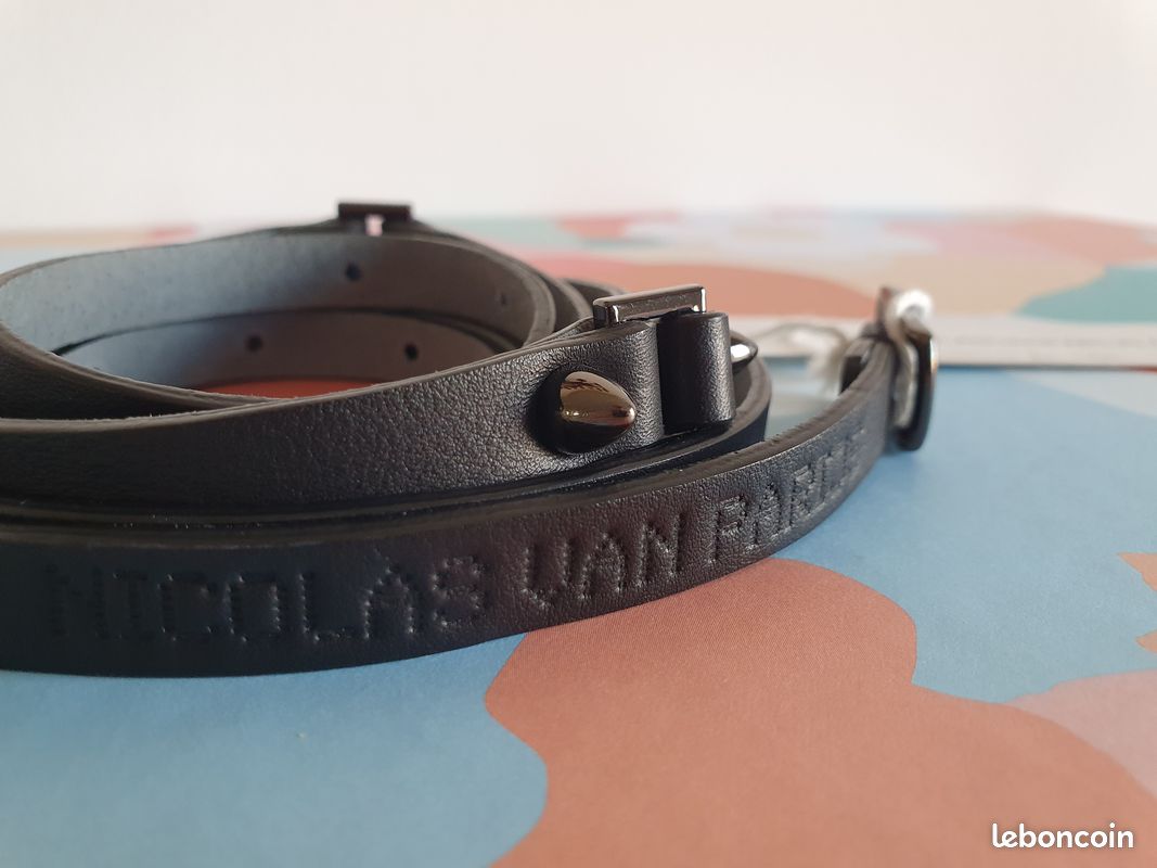 Ceinture cuir multi-tours NICOLAS VAN PARIJS (image 5)