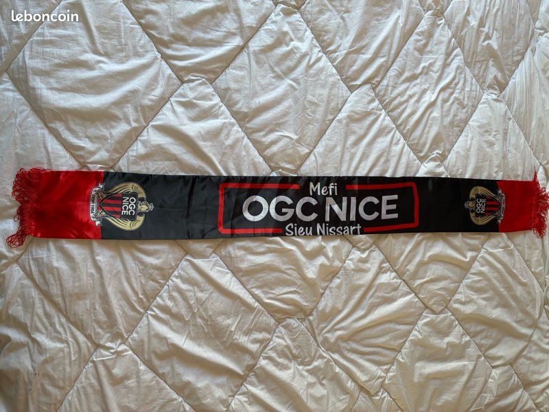 Mini Echarpe OGC NICE ogcn signée DANTE ultras foot Nissa